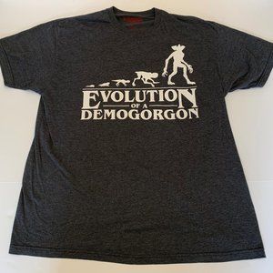 Stranger Things, Evolution of a Demogorgon, Short Sleeve T Shirt Size Large
